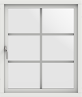 Original Alu 100, Sidhängt fönster insida stängt SP2:1