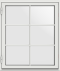 Original Alu 100, Sidhängt fönster utsida stängt SP2:1