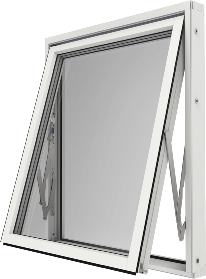 Original Alu 100 och Precision, Vridfönster dold utsida öppen